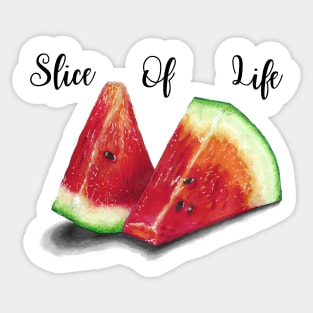 Slice Of Life | Watermelons | StarlightTales Sticker